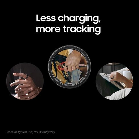 SAMSUNG Galaxy Ring, AI Smart Ring, Size First w/Sizing Kit, No App Subscription, Fitness Monitor, Sleep Tracker, Up to 7-Day Battery, Size 5, Titanium Black [US Version, 1Yr Manufacturer Warranty] in Saudi Arabia