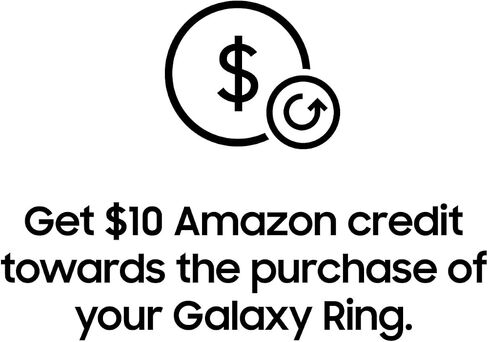SAMSUNG Galaxy Ring, AI Smart Ring, Size First w/Sizing Kit, No App Subscription, Fitness Monitor, Sleep Tracker, Up to 7-Day Battery, Size 5, Titanium Black [US Version, 1Yr Manufacturer Warranty] in Saudi Arabia