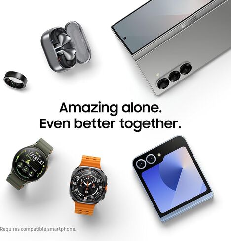 SAMSUNG Galaxy Ring, AI Smart Ring, Size First w/Sizing Kit, No App Subscription, Fitness Monitor, Sleep Tracker, Up to 7-Day Battery, Size 5, Titanium Black [US Version, 1Yr Manufacturer Warranty] in Saudi Arabia