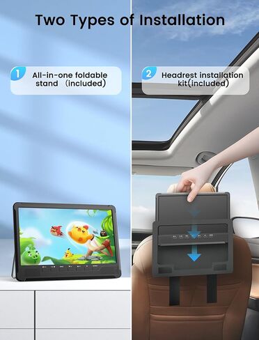 تلفزيون صغير ديسوبري 10.6 بوصة، تلفزيون محمول 1080 بكسل مع هوائي قابل للفصل، تلفزيون صغير مع شاشة IPS، تلفزيون يعمل ببطارية قابلة لإعادة الشحن يدعم HDMI، USB، AV، موالف رقمي مدمج، حامل تلفزيون، مكبرات صوت مزدوجة in Kuwait