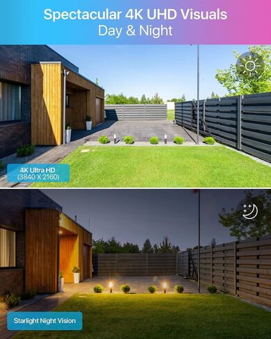 ZOSI 4K Security Camera System,6pcs 4K Outdoor Indoor PoE Cameras,8 Ports 16CH 8MP NVR with 2TB HDD,Person Vehicle Detection,2 Way Audio,Spotlight Siren, Color Night Vision,for Home 24/7 Recording in Saudi Arabia