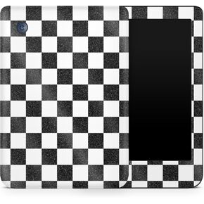Glossy Glitter Tablet Skin Compatible with Kobo Clara 2E (2022) - Check - Premium 3M Vinyl Protective Wrap Decal Cover - Easy to Apply | Crafted in The USA by MightySkins