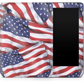 Glossy Glitter Tablet Skin Compatible with Kobo Clara 2E (2022) - Patriot - Premium 3M Vinyl Protective Wrap Decal Cover - Easy to Apply | Crafted in The USA by MightySkins