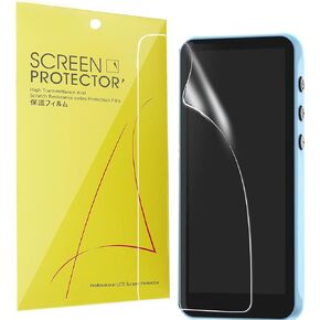 Compatible for Solo2 Mp3 Player Screen Protector, [6 Pack] Full Coverage TPU Clear Film Compatible for 24Six Solo2 4 Inches Mp3 Player (6 Pack)