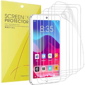 Compatible for Pereyami MP3 Player Screen Protector, [6 Pack] Full Coverage PET Soft Screen Protector Film Compatible for Pereyami MB09 4.3" MP3 Player (6 Pack)