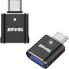 𝐔𝐩𝐠𝐫𝐚𝐝𝐞𝐝 ENVEL USB to USB C Adapter, USB 3.0 5Gbps High Speed Data Transfer, OTG Converter Thunderbolt3 to USB Female Compatible with Apple iWatch iPhone 15 Pro Max iPad Air 4 5 Mini 6