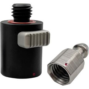 GPS Quick Release Adapters Compatible for Leica Trimble Topcon Sokkia,Aluminum Quick Release Adapter for GPS GNSS RTK Quick Release Adapters