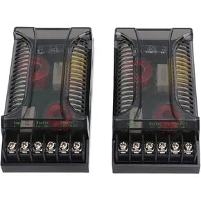2Pcs 2 Way Car Audio Crossover Overcurrent Universal Heat Dissipation Speaker Frequency Divider Car Speaker Crossover Bass Treble Board Audio Modification