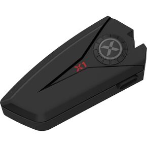 X1 Motorcycle Helmet Bluetooth Headphones V5.3 with Voice Assitant, 40mm Helmet Speakers with IP67 Waterproof, Motorcycle Bluetooth Headset 60 hours Playing Time for Solo Rider