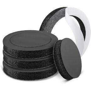 6.5 inch Speaker Foam Rings, 6.5"Foam Speaker Enhancer, High Rebound Sponge Bass Blocker Kit, Self Adhesive Car Door Speaker Foam Baffles Enhancer, 4PCS