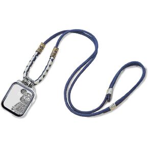 Necklace Adapter Pendant Is Compatible with The Apple Watch The Handmade Hand Rope Connector Comes with A Double-wound Wristband, and The Watch Lanyard IWatch Series 8/7/6/5/4/SE/9