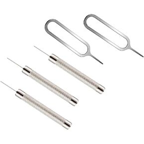 3+2 Pack Universal Sim SD Card Tray Opening Tool, Wireless Camera&Security Door Bell Reset Removal Tool Eject Pin for iPhone Google Pixel Samsung Motorola Phones (Pack of 5)