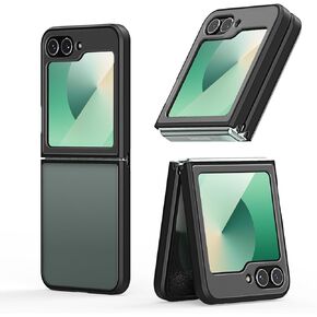 DUX DUCIS Case for Samsung Galaxy Z Flip 6 Case Full Body Cover Hard PC Ultra-Thin Anti-Scratches Shockproof, Slim Translucent Matte Case for Samsung Galaxy Z Flip 6 Case (6.7",Black)