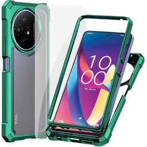 حافظة Ailiber لهاتف TCL 50 XL 5G، شفافة شفافة [مضادة للاصفرار]، مع [واقي شاشة]، ممتص للصدمات بطبقة مزدوجة، [مقاوم للخدش] غطاء هاتف محمول لـ TCL 50 XL-ذهبي in Kuwait