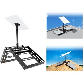 Adjustable Starlink Roof Ridge Mount Gen 3, Ybervont Starlink Mounting Kit Gen 3, Starlink Roof Mount Kit with Starlink Gen 3 Pipe Adapter Starlink Gen 3 Pole Mount for Starlink Internet Kit Satellite