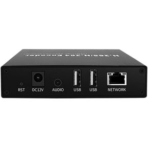 EXVIST H.265 1080P HDMI Video Encoder/Decoder, USB2.0 for 1080P Webcam, RTSP Video Decoder, Compatible with ONVIF/HK, Live Stream Network Decoder for YouTube, Facebook, Wowza, Twitch