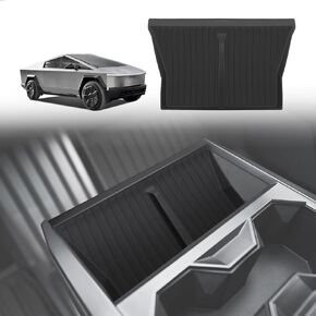 BestEvMod Center Console Phone Charge Area Silicone Mat Anti Slip Silicone Pad Compatible with 2024+ Tesla Cybertruck Interior Accessories Anti-Slip Easy Clean