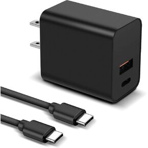 شاحن تابلت سريع بقدرة 15 واط لأجهزة Kindle Fire اللوحية مع كابل USB C وMicro USB بطول 10 أقدام مناسب لجهاز Kindle Paperwhite وAmazon Fire Max 11 وNew Fire HD 7 8 10 11 Plus للأطفال in Kuwait