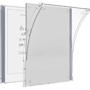 WALNEW Clear Tablet Case for Remarkable 2 - Ultra-Slim Lightweight Transparent Protective Cover with Pen Holder for Remarkable 2 Paper Tablet 10.3" 2020 Released (Clear)