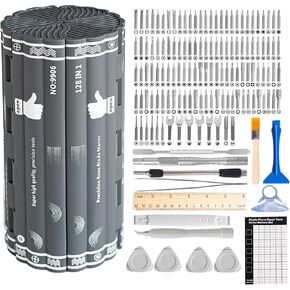Magnetic Precision Screwdriver Set,Professional Repair Tool Kit for PC,Laptop, Phone, X-box, Mac-Book, Game Console, Modding, DIY,138 in 1 Computer Screwdriver Set S2 Bits