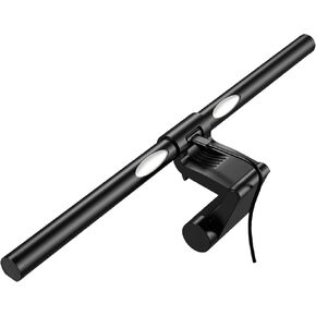 Monitor Light Bar, Dimmable and Color Temperature Dual Light Source Computer Screen Lamp Desk Lamp for Eye Caring with Touch Control