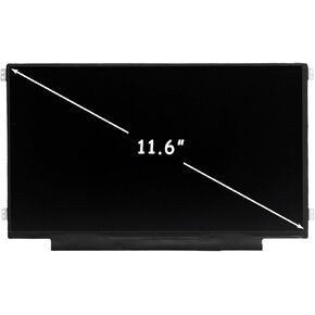 LCD Screen Replacement B116XTN02.3 for Samsung ChromeBook 2 3 4 XE310XBA XE500C12 XE500C13 XE501C13 LED Display,11.6" 1366x768(Non touch,Right & Left Mounting brakets)