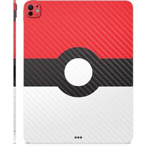 Carbon Fiber Tablet Skin Compatible with Apple iPad Pro 11 (M4) 2024 - Solid White - Premium 3M Vinyl Protective Wrap Decal Cover - Easy to Apply | Crafted in The USA by MightySkins
