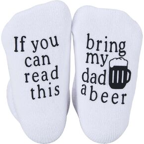 Beer coffee for Dad and Mon Gift Baby Boys Girls Socks