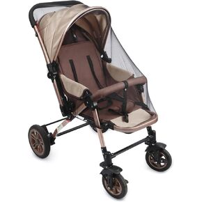 PandaEar 2 Pack Mosquito Net for Strollers, Universal Baby Bug Net for Strollers, Car Seat, Bassinet, Cradle -Black