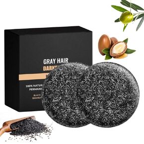 SPARTAN Gray Hair Reverse Bar, Mane Gray Reverse Bar,Reverse Shampoo Bar Reverse Grey Hair Bar Shampoo White Hair Reverse Soap, Grey Hair Shampoo Bar For Men and Women2pcs in Saudi Arabia