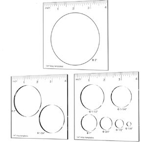3 Pcs Router Templates for Woodworking, Bowtie Router Template Jig Kit, Butterfly Inlay Template Decorative