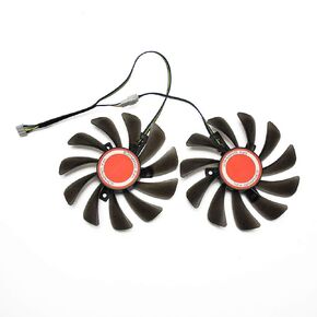 2 قطعة/الوحدة 95 مللي متر FDC10U12S9-C CF1010U12S برودة مروحة استبدال ل XFX AMD Radeon RX 580 590 RX580 RX590 بطاقة الرسومات مروحة التبريد