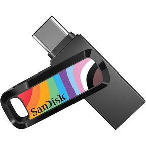 SanDisk 256GB Ultra Dual Drive Go USB Type-C Flash Drive, Black - SDDDC3-256G-GAM46​