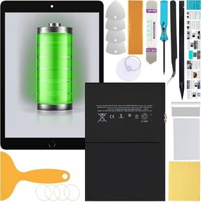 بطارية A1484 لجهاز iPad Air، iPad الجيل الخامس، iPad الجيل السادس، iPad الجيل السابع، iPad الجيل الثامن، بطارية 8827 مللي أمبير في الساعة لجهاز iPad A1474 A1475 A1476 A1822 A1823 A1893 A1954 A2197 A2198 A2200 A2270 A2428 A2429 A2430