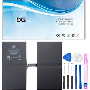 A1754 41.4Wh Tablet Battery for iPad Pro 12.9" 2nd Gen 2017 A1670 A1671 A1821 MQDC2LL/A MP6H2LL/A MPL02LL/A MQDA2LL/A MP6G2LL/A MPKY2LL/A MQDD2LL/A MP6J2LL/A MPL12LL/A 10994mAh
