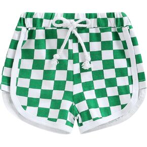 الرضع طفلة الصبي السراويل القطن تنفس السراويل الشطرنج طباعة السراويل الرياضية للجنسين الصيف السراويل القصيرة in Kuwait