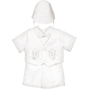 iGirlDress Baby Toddler Boys Christening Short Sleeve Set Infant-4T