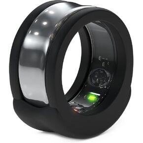 Rinfit Silicone Ring Protector Compatible with SAMSUNG Galaxy Ring and Oura Ring - Smart Ring Cover - SportFit U.S. Design Patent - Nude, Size 8