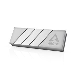 ARCTIC M2 Pro - Heatsink Cooler for M.2 2280 SSD, with ARCTIC TP-3 thermal pads, compatible with PC & gaming consoles, for dual and single-sided SSDs - Silver
