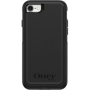 OtterBox iPhone SE 3rd & 2nd Gen, iPhone 8 & iPhone 7 (not compatible with Plus sized models) Commuter Series Case - BLACK, slim & tough, pocket-friendly, with port protection