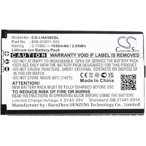DRAWBELL Replacement Battery for Lightspeed Aviation Tango A500 Compatible Part NO 806-00001-000