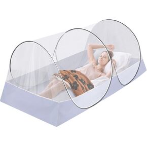 Extra Large Pop Up Mosquito Tent, Portable Foldable Mosquito Net for Bed Camping Travel Patio (78 * 41 * 31inch)