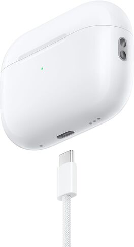 Apple AirPods Pro (2nd Generation) Wireless Ear Buds with USB-C Charging, Up to 2X More Active Noise Cancelling Bluetooth Headphones, Transparency Mode, Adaptive Audio, Personalized Spatial Audio in Saudi Arabia