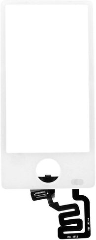 محول رقمي زجاجي لشاشة اللمس لجهاز iPod Nano 7 الجيل السابع (لا يشمل LCD) (أبيض) in Saudi Arabia