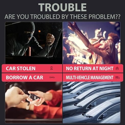 Mini GPS Tracker for Vehicles - Magnetic gps car tracker device hidden, no monthly fee, Real-Time Location Monitoring / 2024 New in Kuwait