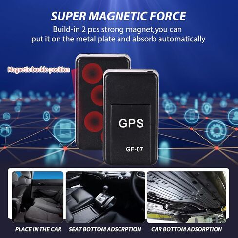 Mini GPS Tracker for Vehicles - Magnetic gps car tracker device hidden, no monthly fee, Real-Time Location Monitoring / 2024 New in Kuwait