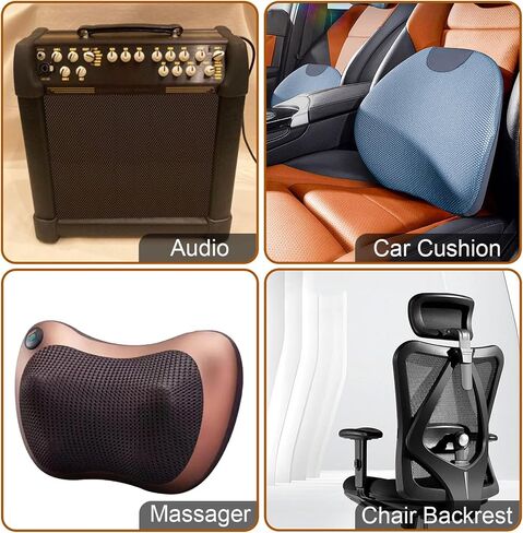 Stereo Mesh Fabric for Speaker Repair 60 x 40 in / 150 x 100 CM - Premium Quality Speaker Grill Cloth for Speaker Restoration and Repair Black in Saudi Arabia