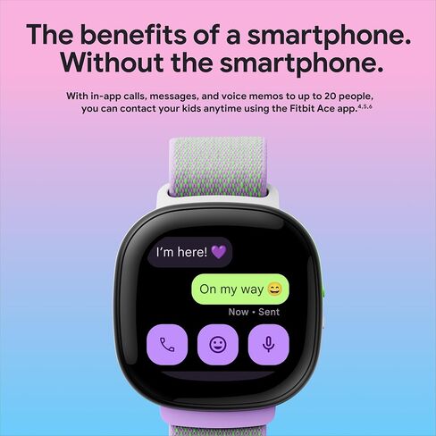 Fitbit Google Ace LTE - Kids Smartwatch with Call, Message, GPS, and Activity-Based Games, Ace Pass Data Plan Required - Mild - Strange Arcade in Kuwait