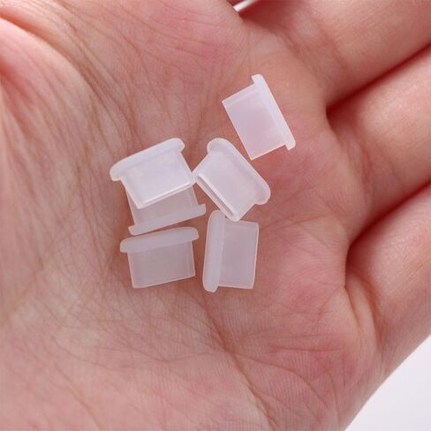 10Pcs Clear USB-C Dust Plugs Silicone Type-C Phone Charging Port Cover Anti Dust Plugs USB C Charging Port Protector Plug,0.39x0.24x0.16in,Maintenance, Upkeep and Repairs,Cell Phone Anti-Dust Plugs in Saudi Arabia