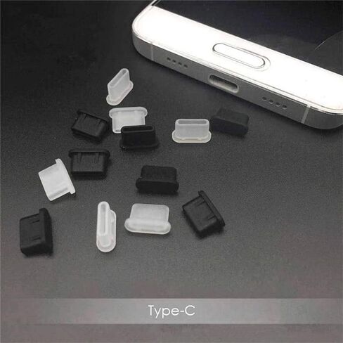 10Pcs Clear USB-C Dust Plugs Silicone Type-C Phone Charging Port Cover Anti Dust Plugs USB C Charging Port Protector Plug,0.39x0.24x0.16in,Maintenance, Upkeep and Repairs,Cell Phone Anti-Dust Plugs in Saudi Arabia